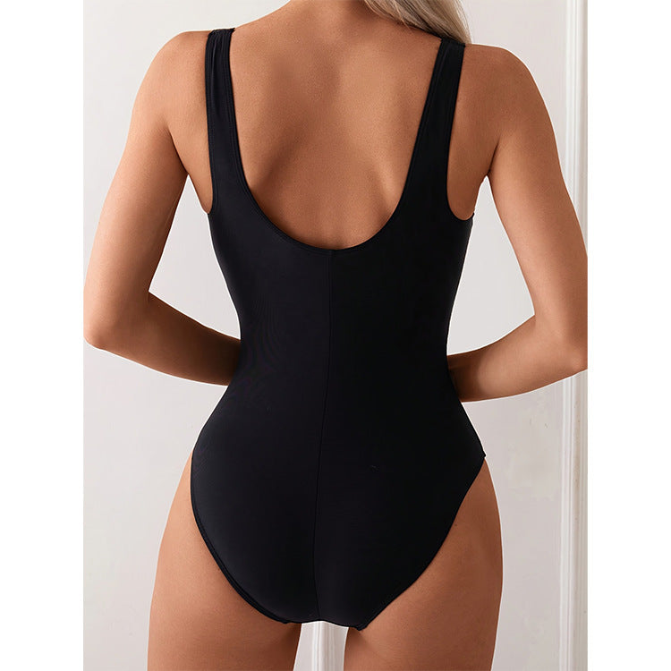 Dames Élégant Sleek Monokini Maillot de bain Chic und Stil