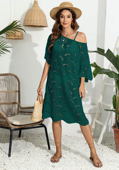 Femmes Robe en crochet taille plus stylée Chic und Stil