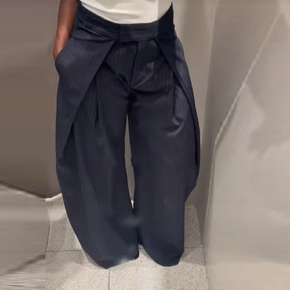 Chic and Style wide elegant fabric pants for women