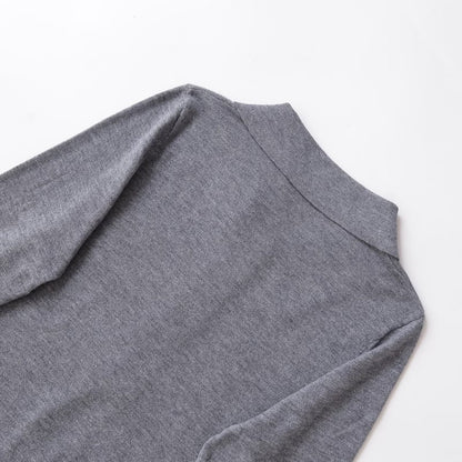 Pull femme à manches longues avec col polo et décolleté boutonnable Chic und Stil
