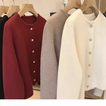 Dames Cardigan luxueux avec détails de boutons Chic und Stil