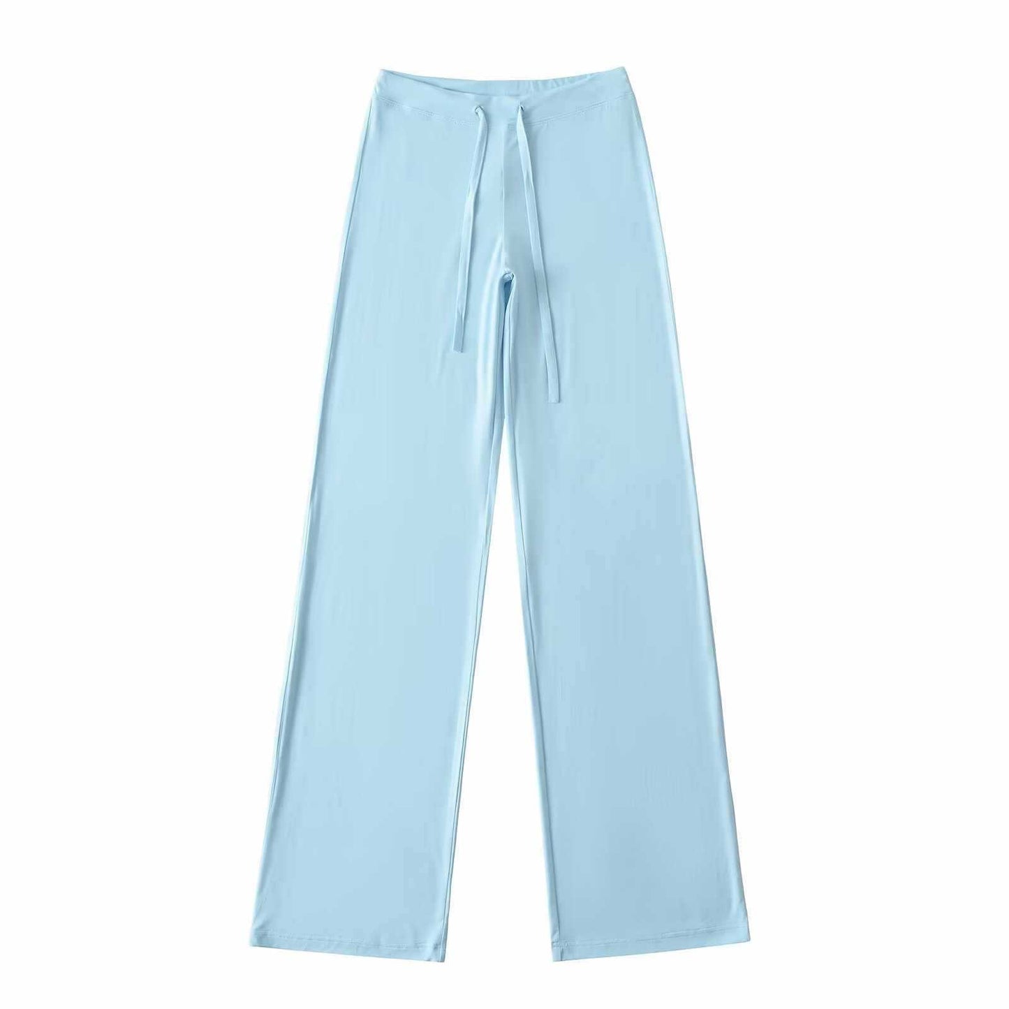 Chic and Style casual wide jersey pants for women