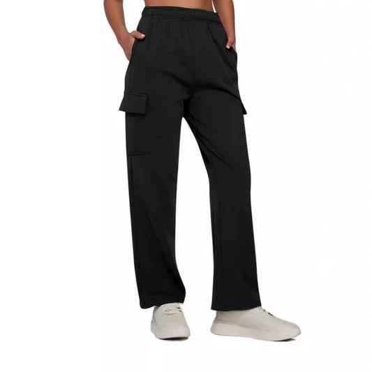 Pantalon cargo pour femmes avec jambe large et poches latérales pratiques Chic und Stil