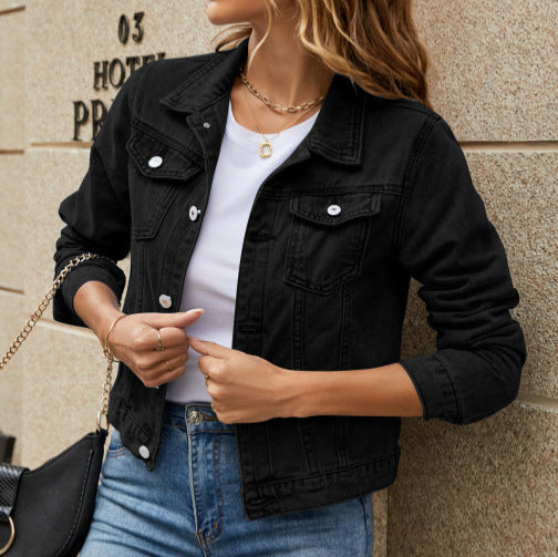 Veste en denim classique pour femmes dans le style couture Chic und Stil