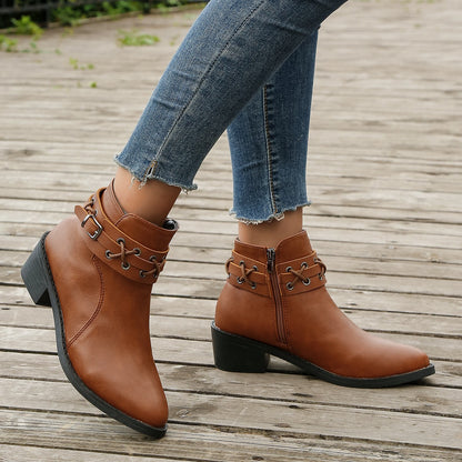 Bottes pour femmes avec détail de lacet tendance Chic und Stil