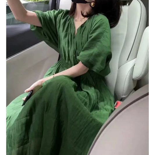 Robe maxi décontractée pour femmes avec coupe relaxante Chic und Stil