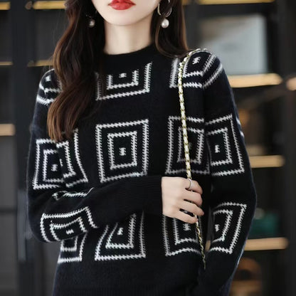 Pull à motifs pour femmes Chic und Stil