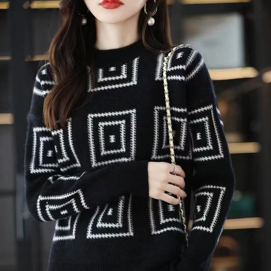 Pull à motifs pour femmes Chic und Stil