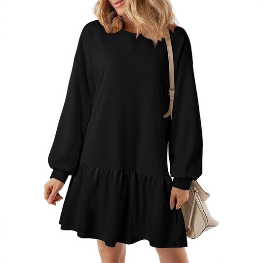 Robe décontractée pour femmes avec une coupe ample et des manches volumineuses Chic und Stil