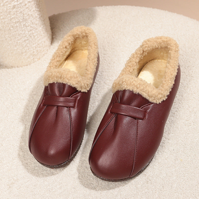 Chaussons pour femmes avec col rembourré et semelle antidérapante Chic und Stil
