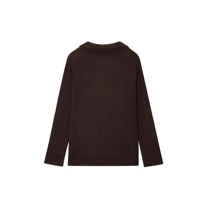 Dames cardigan chaud avec double rangée de boutons Chic und Stil