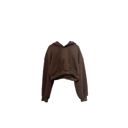 Haut en molleton court pour femmes à coupe surdimensionnée Chic & Stil