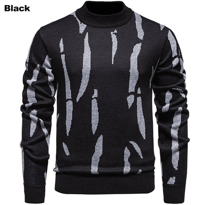 Pull mode pour hommes avec motif graphique Chic und Stil