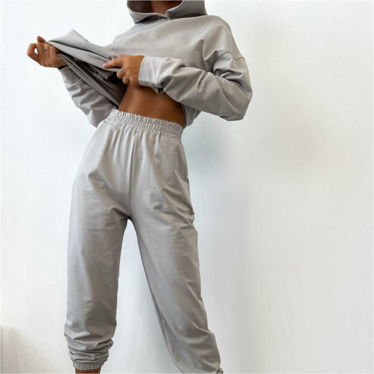 Dames Hoodie Oversized - Ensemble d'entraînement Chic und Stil