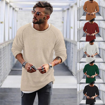 Pull décontracté pour hommes avec un motif tricot innovant Chic und Stil