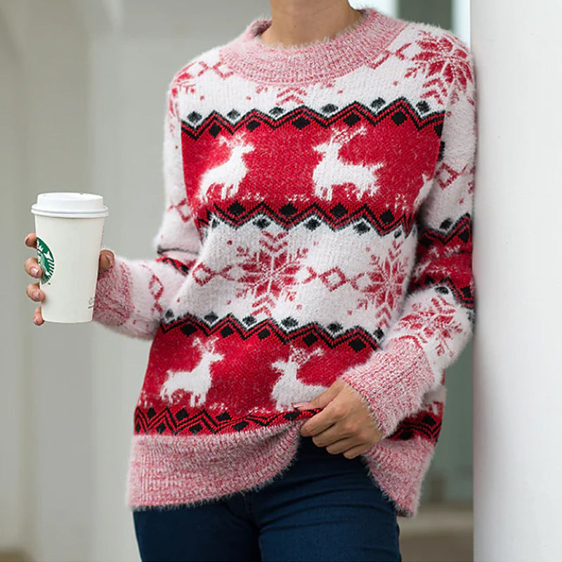 Dames Pull de Noël Confortable Chic und Stil