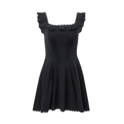 Robe mini fluide pour femme avec des détails de volants et une coupe flatteuse Chic und Stil