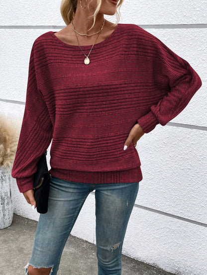Pull en tricot décontracté pour femmes Chic und Stil