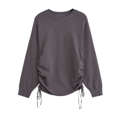 Femme Pull sportif avec lacets latéraux Chic und Stil