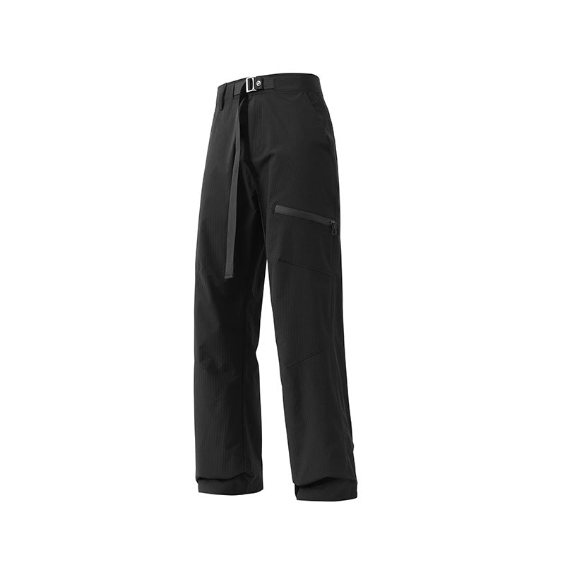 Functional Outdoor Pants for Men with Chic and Stylish Breathable Inserts