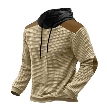 Veste sweat fonctionnelle pour homme avec design structuré et poches kangourou Chic und Stil