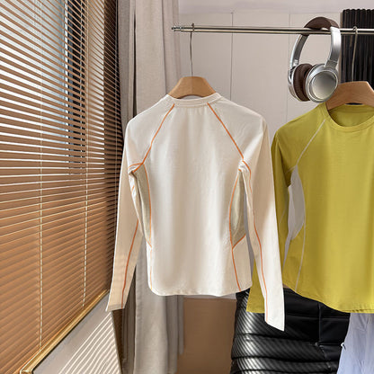 Chemise sportive à manches longues pour femmes avec système de ventilation innovant Chic & Stil