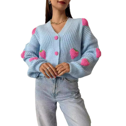 Dame cardigan avec design d'application fruitée Chic und Stil