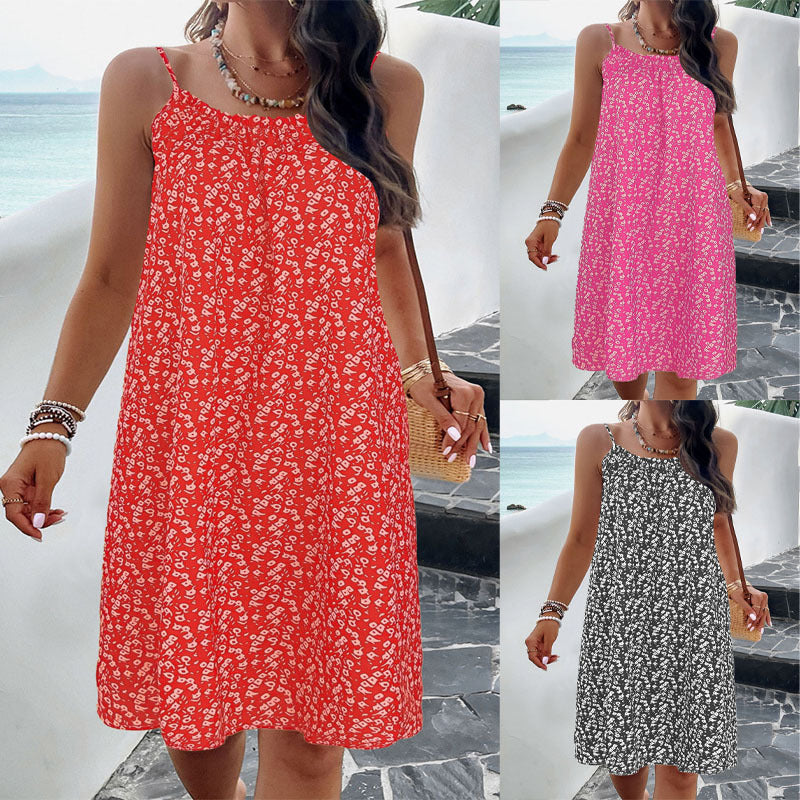Femmes Robe Swing Imprimé Floral Chic und Stil