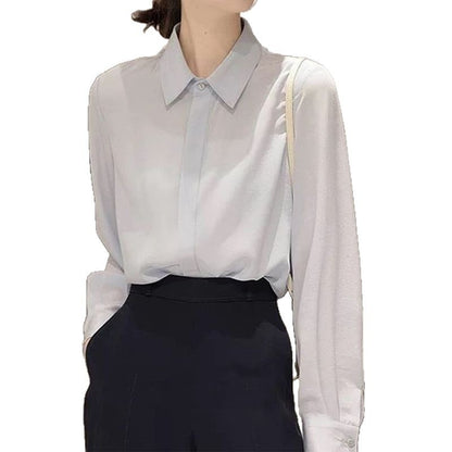 Chemisier transparent à manches longues pour femmes Chic und Stil