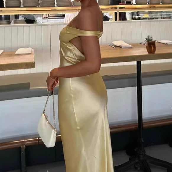 Robes Maxi Élégantes Sans Épaules Pour Femmes Avec Une Coupe Flatteuse Pour La Silhouette Chic und Stil