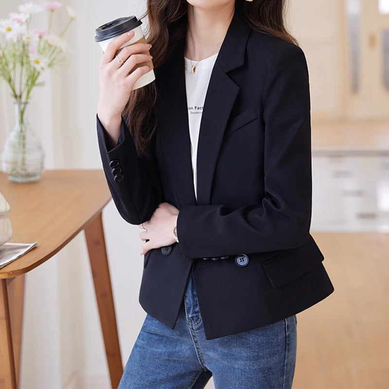 Blazer pour femmes à double boutonnage ajusté Chic und Stil 1750847348