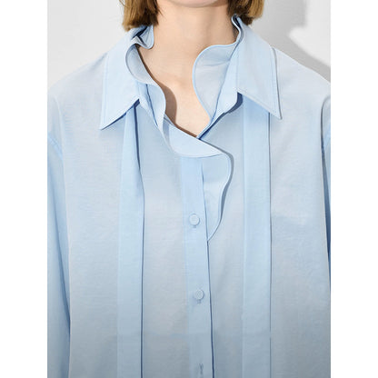 Chemise élégante à volants pour femmes Chic und Stil
