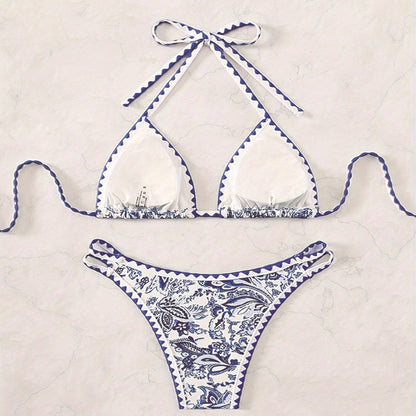 Chic und Stil Triangle Bikini Set for Women