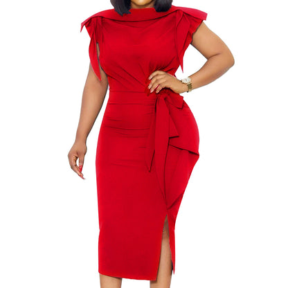 Robe fourreau pour femme avec des épaules élégantes Chic und Stil