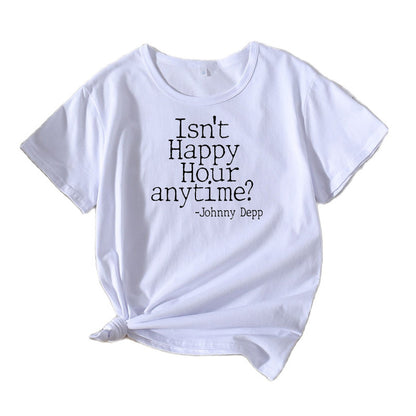 T-shirt graphique citation comédie femmes Chic und Stil