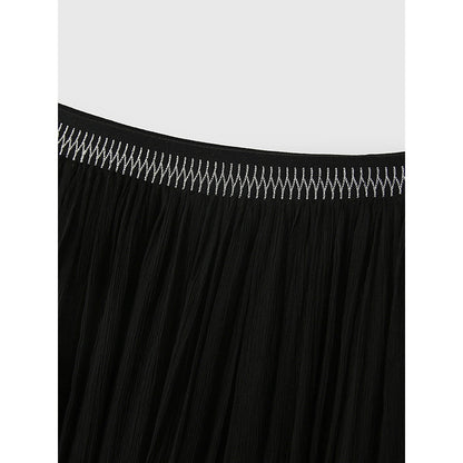 Jupe maxi à fente haute pour femmes Chic und Stil