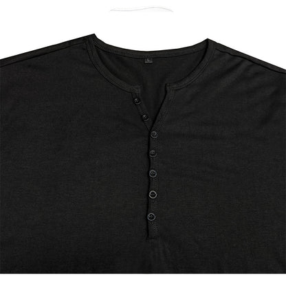 T-shirt Henley à manches courtes pour hommes Chic und Stil