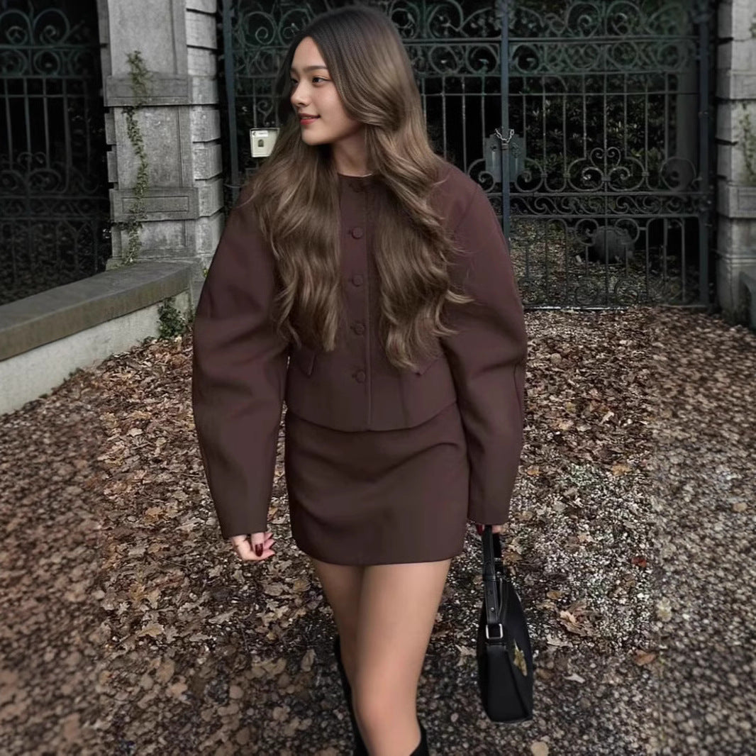 Dames élégant Veste cropped Chic und Stil