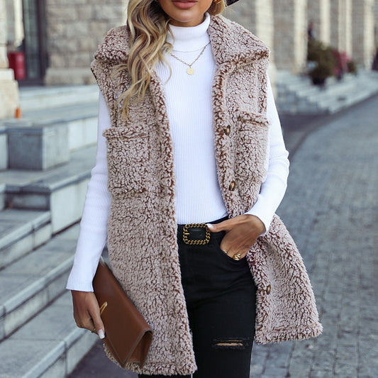 Dames gilet douillet Chic und Stil