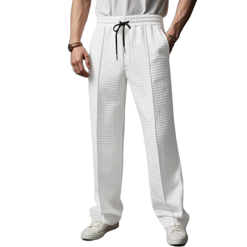 Casual sports pants for men with elastic waist and structured design Chic and Style