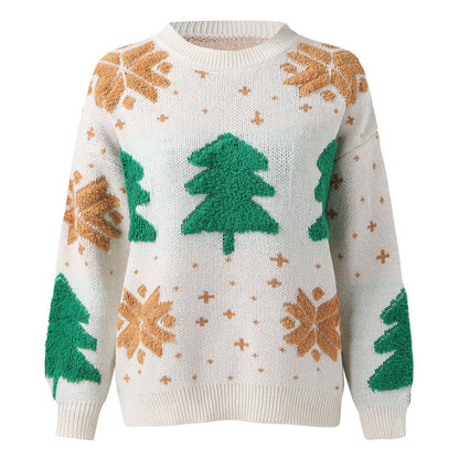Pull de Noël pour femmes à motif avec design festif et coupe confortable Chic und Stil