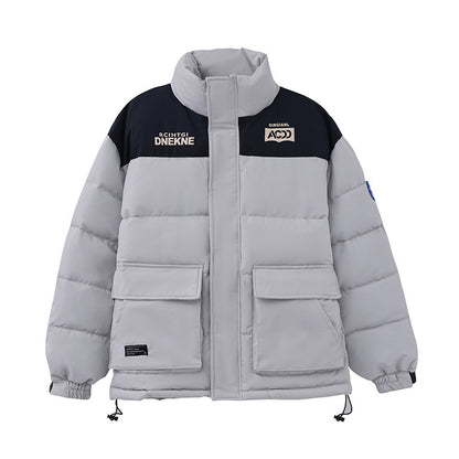 Dames isolée oversized manteau d'hiver avec poches pratiques Chic und Stil