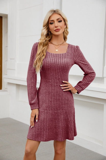 Robe midi tricotée Chic und Stil
