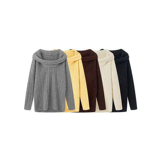 Pullover knit for women with an elegant turtleneck Chic und Stil