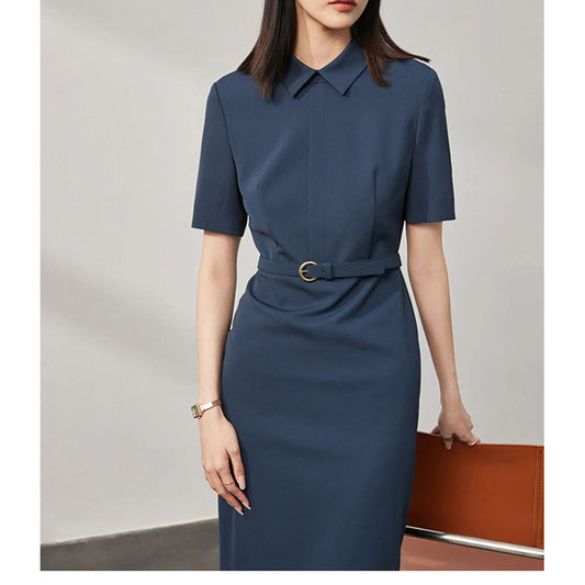 Robe chemise sur mesure pour femme avec ceinture Chic und Stil