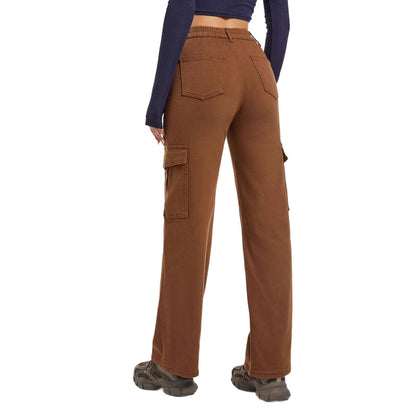 Casual style cargo pants for women with practical side pockets Chic and Style