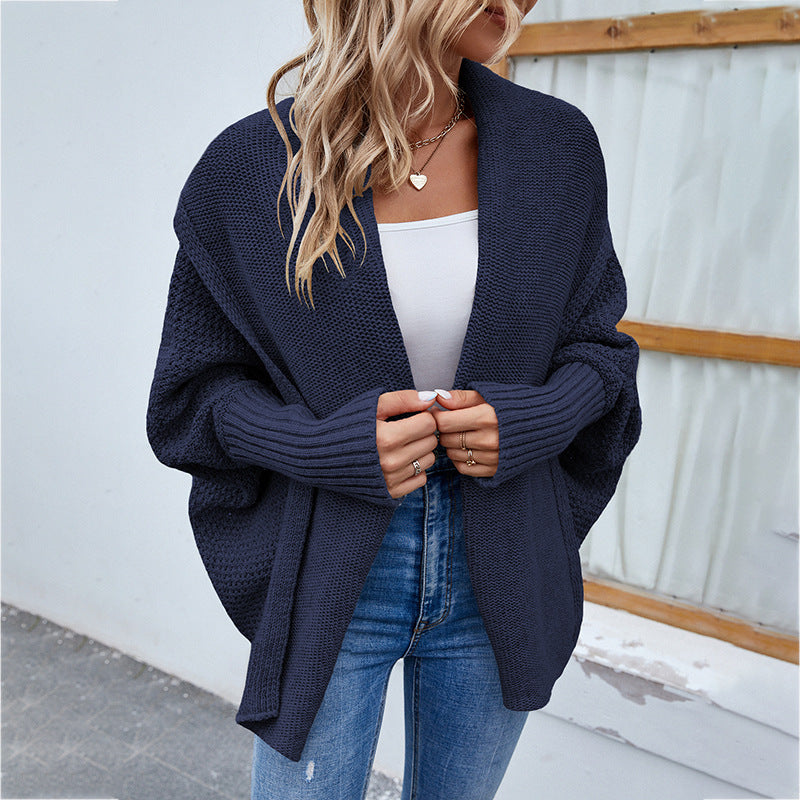 Cardigan pour femmes à coupe ouverte et manches bouffantes Chic und Stil