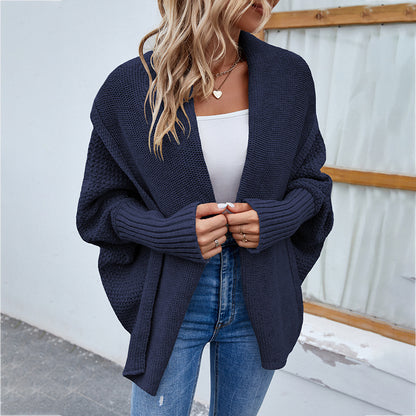 Cardigan pour femmes à coupe ouverte et manches bouffantes Chic und Stil