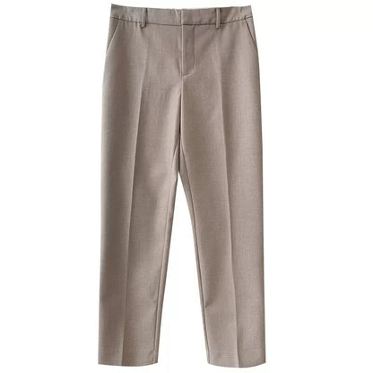 Pantalons taille haute ajustés pour femmes Chic und Stil