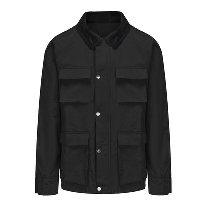 Functional utility jacket for men with practical pockets Chic and Style